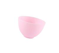 HONMEET Odorless Silicone Mixing Bowl for Home Use Drop for Facial Masks Baking Medium Pink Flexible Microwave Dishwasher Safe