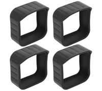 HONMEET Outdoor Camera Silicone Protective Cover Black 4-Pack Rainproof Case for Blink Outdoor 3Rd Gen with Anti-Scratch Feature