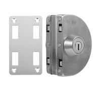 HONMEET Outward Opening Door Locks and Easy to Install Features Stainless Steel with Smooth Surface for Frameless Glass Doors Suitable for Home, Office, and Hotel Use