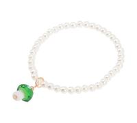 HONMEET Pearl Bracelet Mushroom Charm Bead Bracelet Green Plastic Minimalist Lightweight Skin Friendly for Girlfriends Wife Special Occasions Valentine's Day Mother's Day