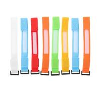 HONMEET Personalised Wristbands and Other Celebrations for Concerts 8pcs LED Bracelet with Luminous Design and Nylon Material, Adjustable Sports Wristband Featuring Stunning Visual Effect