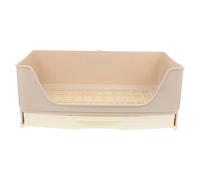 HONMEET Pet Drawer Potty 16 Inch Plastic Tray - Fixed-Point Toileting for Guinea Pigs and Rabbits Indoors