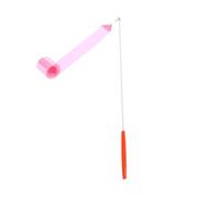 HONMEET Pink Gymnastics Ribbon with Fiberglass Handle for S Dance and Rhythmic Twirling Lightweight Stick Streamers for Gymnastics Training Chinese Dance Marching Band and Circus Skills