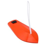 HONMEET Planer Dive Board Fishing Tool Orange Plastic Two Ropes | Sea Trolling Accessory, Easy to Carry, Lightweight Build, Smooth Surface, Deep Water Use