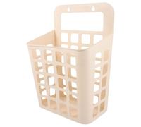 HONMEET Plastic Foldable Laundry Basket Hanging Organizer for Walk-in Closet Bedroom with Green PP Material and Space-saving Design