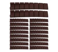 HONMEET Plastic Furniture Leveling Shims Wedges 20Pcs Adjustable Feet Pads for Chairs Tables and Wardrobes to Fix Uneven Floors in Office and Home