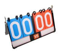HONMEET Portable Flip Scoreboard for Pool Table Score Counter Billiard Scorekeeper with High Visibility Display Lightweight Tabletop Score Flipper for Basketball Table Tennis Volleyball
