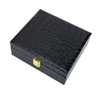 HONMEET Portable Flip-top Cigar Box Humidor with Iron Material for Freshness Protection and Multifunctional Storage, Travel Case with Modern Retro Design and Low-Key Luxury Style