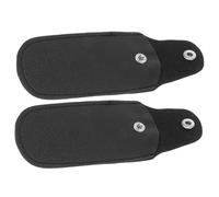 HONMEET Portable Harmonica Bags 2pcs with Sturdy Imitation Leather Covers Lightweight Ten-hole Blues Tone Storage Sleeves for Convenient Harmonica Protection and Easy Carrying