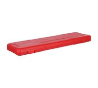 HONMEET Portable Red Plastic Caliper Storage Box 0-300mm Vernier Caliper Case Sturdy Measuring Tool Holder Protective Travel Storage Container