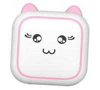HONMEET Portable Thermal Printer Pocket Wireless Label Printer 200 Dpi Type-c 1200 Mah Abs Material Pink for Children to Record Growth and Study Materials with High-definition Intelligent