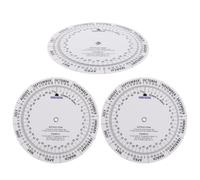 HONMEET Pregnancy Due Date Calculator Wheel Accurate Gestational Age Estimation Tool 3pcs with Easy to Use Rotary Design and Portable Paper Plastic Material for Expecting Mothers