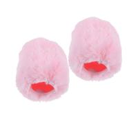 HONMEET Protective Covers Plush Microphone with Noise Reduction 2pcs Pink and Close Fit Compatible for Mk4 and Mk8 Microphones for News Interviews and Ktv