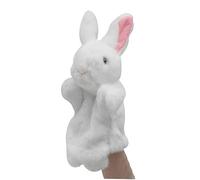 HONMEET Rabbit Hand Puppet Toy for Year Old Girls Soft Plush Story Telling Puppet for Boys and Girls Animal Toys Role Play Accessories