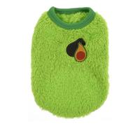 HONMEET Rabbit Winter Coat Flannel Warm Vest Xxs Green for Small Animals and Pet Rabbit Clothing