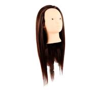 HONMEET Realistic Dummy Head Model for Hair Styling Practice Mannequin Head Wig for Cosmetology Students
