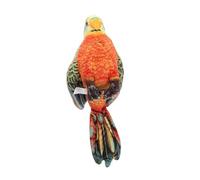HONMEET Realistic Plush Parrot Stuffed Animal Soft Macaw Bird for Home Decor Accent Vibrant Colors Comfortable Touch Birthday Valentine