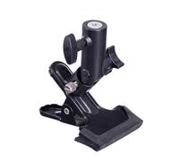 HONMEET Reflector Bracket Clamp for Photography with Easy to Assemble Aluminium Iron Material and Safety Fastening Screws, Black Reflector Holder Stand Bracket Suitable for Photography