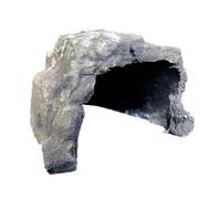 HONMEET Reptile Rock Hideout Cave: Resin Reptile Terrace and Landscape Ornament, Compact Lightweight Cave for Gecko Shelter and Office Desk Furnishings