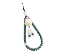 HONMEET Retro Bodhi Beaded Phone Lanyard Short Decorative Mobile Chain with Detachable Design for Phones Music Players USB Drives Antique Style Accessory