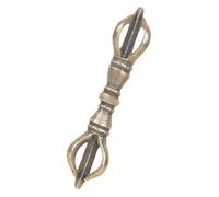 HONMEET Retro Brass Tibetan Vajra Pestle Decorative Dharma Ornament