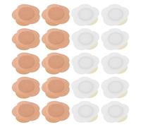HONMEET Reusable Spunlace Material Castor Oil Patches Self-Adhesive 40pcs Portable and Breathable for Belly and Knees for Home on The Go Use