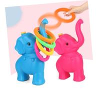 HONMEET Ring Toss Blue Elephant Style Outdoor Throwing Ring Game for Boys and Plastic Educational Game for Hand-eye Coordination and Fun Interactive Activity for Home and Garden