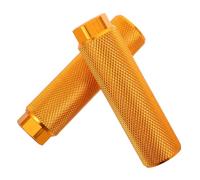 HONMEET Rocket Style Aluminum Alloy Bicycle Foot Pegs Portable Rear Pedal Replacement for Mountain Bikes and Scooters Sturdy Lightweight Bike Footrests with Easy Installation Yellow