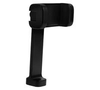 HONMEET Rotatable Phone Tripod Mount Clamp Stainless Steel Abs Smartphone Holder Stand Dual Orientation for Vertical Horizontal Live Streaming Photography Portable Black Cell Phone Adapter