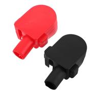 HONMEET Rubber Battery Terminal Cover Car and Motorcycle Battery Boots Soft Insulation Caps for Positive Negative Terminals Easy Install Fit for Trucks and Use