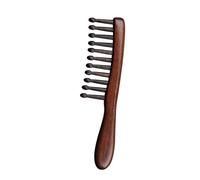 HONMEET Sandalwood Curling Comb Wide Comb for Curly Hair Wide Tooth Comb for Curly Hair Massage Face Scalp Comb Hair Detangler Comb Combs Acupoint Wooden Comb Wide Tooth Comb Detangler