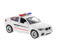 HONMEET Scale Mini Police Car for Collectors Alloy Pull Back Model with Realistic Details Compact Die Cast Police Vehicle for Display