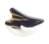 HONMEET Scraping Massager for Face 1pc Natural Buffalo Horn Board Multi-functional Facial Care Therapy
