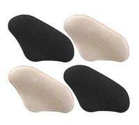 HONMEET Self-Adhesive Heel Cushion Inserts Shoe Pads and Imitation Velvet 2 Pairs Soft Sponge with Practical Heel Grip for Women Shoes