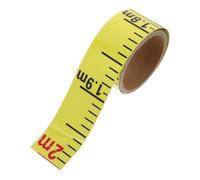 HONMEET Self-adhesive Water Level Scale Sticker Yellow Measuring Tape Label for Water Height Gauges for Construction Renovation and Engineering Projects