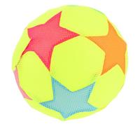HONMEET Silent Indoor Soccer Ball High Bounce Fabric Covered Soft Football for Playroom Quiet Exercise Youth Football for Sensory Development and Safe Active Play