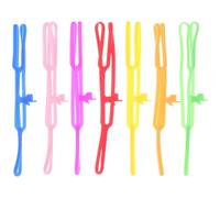 HONMEET Silicone Finger Point Bookmarks Portable Circular Pattern Bookmarks Organizing Paper Materials 7pcs with Adjustable Position Suitable and Office Workers for Reading