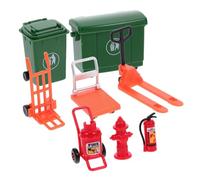 HONMEET Simulation Fire Extinguisher Set for Bright Abs Material Role Play Kit with Road Traffic Models Enhances Motor Skills and Creativity Safe Pretend Play Educational for Boys