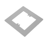 HONMEET Single Grey 86-Type Wall Plate Decorative Cover Socket Repair Hole Cover for Switch Panel Wall Box Gap Filler Accessory for Home Maintenance