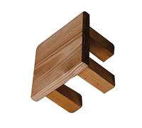 HONMEET Small Wooden Bench Photography Props Stool Plant Decorative Stool for Shower Pop up Seat Wooden Decor