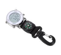 HONMEET Smart Fob Watch Clip on Watch Nylon Strap Scratch-Resistant Glass Accurate Time Keeping for Hiking Backpacking Supermarket Use