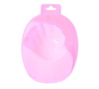 HONMEET Soak Tray Nail Removal Bowl Hand Bath for Manicure Nail Art Bowl Plastic Material Pink
