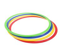 HONMEET Soccer Agility Training Easy for Training Drills and Coordination Improvement for Football Players 4pcs Versatile Pp Speed Hoops on Lawn Or Field