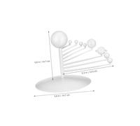 HONMEET Solar System Kit for Educational Planetary Model with Abs Material DIY Assembly for Astronomy Learning Family Crafting Activity Enhancing Teamwork and Precision Detailing