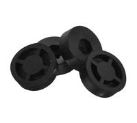 HONMEET Speaker Isolation Feet Pads 4pcs Rubber Speaker Bases 45x15mm for Home Audio Subwoofer Turntable Vibration Absorber Stand Floor Protector