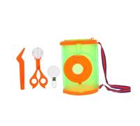 HONMEET Specimen Box Kit Educational Biology Observation for Nature Exploration Insect Catching Teaching Aid with Carrying Handle and Multi-functional Storage for School and Family Use