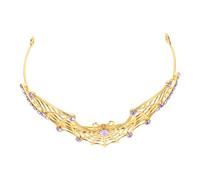 HONMEET Spider Web Crown Rhinestone Tiara Gothic Metal Spider Hair Accessory for Women Halloween Party Cosplay Headpiece Adult Festival Headband