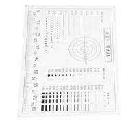 HONMEET Sports card grading multi-functional ruler with plastic crack measurement and precision design for concrete monitoring