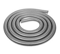 HONMEET Stainless Steel Cable Sleeve 300cm Metal Wire Protector Tube for Home and Outdoor Cable Organisation