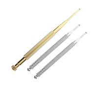 HONMEET Stainless Steel Ear Probe with Dual Acupuncture Pens and Copper Spring Probe for Precise Ear Point Detection Portable Facial Tools for Deep Tissue Massage and Acupressure Therapy